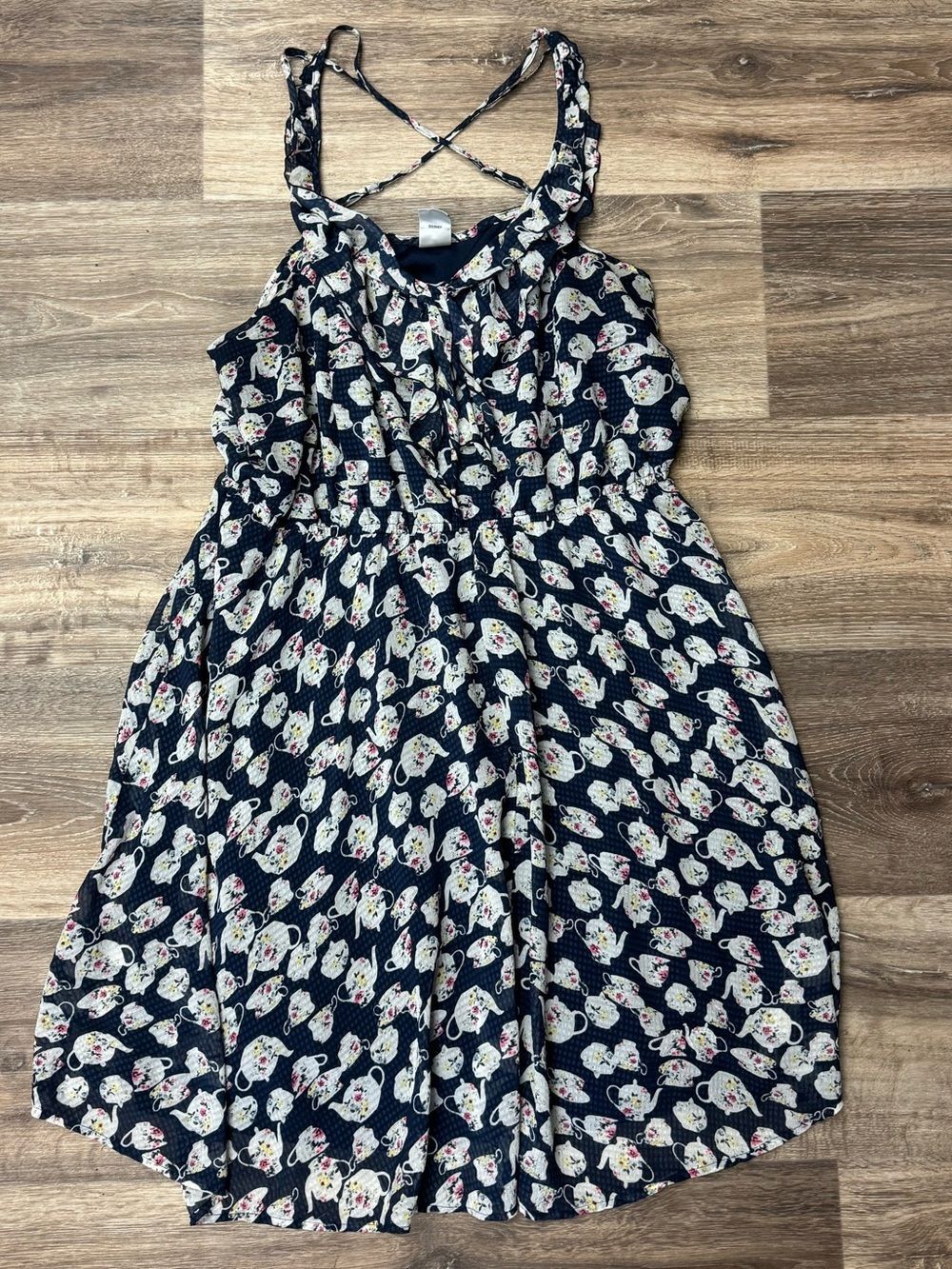 Disney Lauren Conrad Alice In Wonderland Teapot Dress Women’s XL - Picture 2 of 5